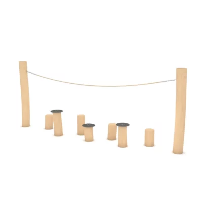 Balancierparcours mit Seil - ROBINIA RB1272