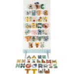 Display Holzbuchstaben Kinderzimmer - 12534 40 display holzbuchstaben kinderzimmer small foot bestueckt frontal mehrfarbige buchstaben