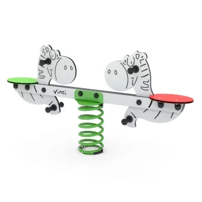 Federwippe Zebra mit zwei Sitzplätzen - SPRING 0610