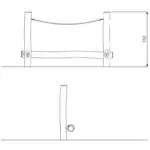 Balancierbalken mit Seil – ROBINIA RB1271 - 3501 rb1271front