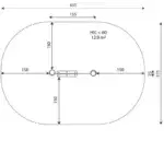 Outdoor Kreidetafel – ROBINIA RB1341 - 419b rb1341top