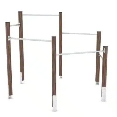 Reckstange mit 6 Turnstangen - CLIMBOO WD1487