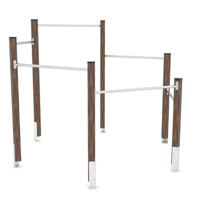 Reckstange mit 6 Turnstangen – CLIMBOO WD1487