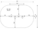 Balken-Balancierpfad – ROBINIA RB1287 - 4899 rb1287top