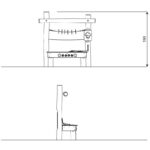 Outdoor Spielküche – ROBINIA RB1330 - 4c65 rb1330front