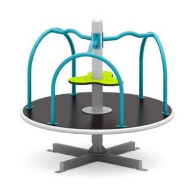 Karussell (Silbergrau & Hellblau)