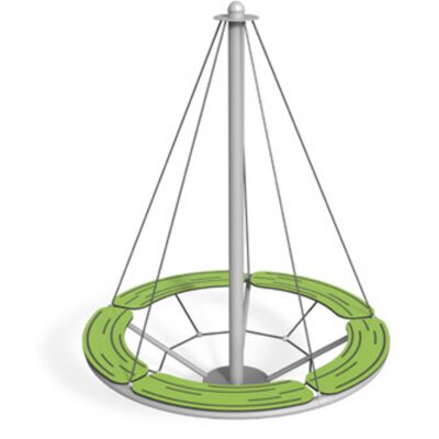Kettenkarussell (Silbergrau & Limette)