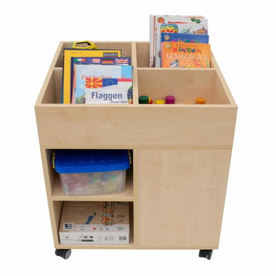 Spielzeug- und Bücherwagen, hoch