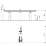 Wasserrinne mit Wasserrad – ROBINIA RB2852 - 7ccf rb2852front