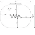 Balancierhölzer „Kreuz & Quer“ – ROBINIA RB1259 - 8019 rb1259top