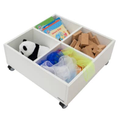 Spielzeug- und Bücherwagen, niedrig