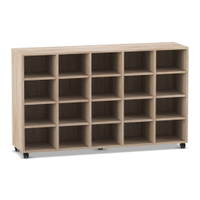 Flexeo® Regal, 5 Reihen, 20 Fächer – Bild 4