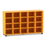 Flexeo® Regal, 5 Reihen, 20 Fächer - Flexeo Regal 5 Reihen 20 Faecher 806011V0037 P01 ZN