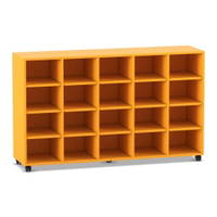 Flexeo® Regal, 5 Reihen, 20 Fächer – Bild 2