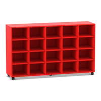 Flexeo® Regal, 5 Reihen, 20 Fächer – Bild 14