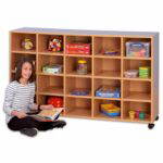 Flexeo® Regal, 5 Reihen, 20 Fächer - Flexeo Regal 5 Reihen 20 Faecher 806011 h ZN