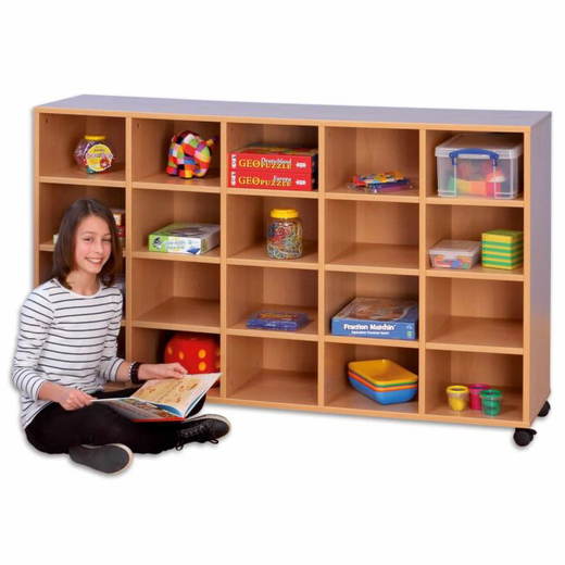 Flexeo-Regal-5-Reihen-20-Faecher-806011_h-ZN Flexeo® Regal, 5 Reihen, 20 Fächer - Flexeo Regal 5 Reihen 20 Faecher 806011 h ZN