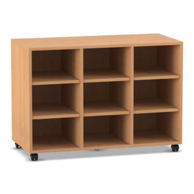 Flexeo® Regal PRO, 3 Reihen, 9 Fächer