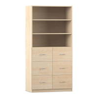 Flexeo® Schrank, 6 große Schubladen, 3 Fächer – Bild 20