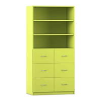 Flexeo® Schrank, 6 große Schubladen, 3 Fächer – Bild 10