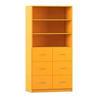 Flexeo® Schrank, 6 große Schubladen, 3 Fächer – Bild 2