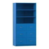 Flexeo® Schrank, 6 große Schubladen, 3 Fächer – Bild 18