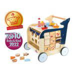 Lauflernwagen Wal - Groß (11608 01 lauflernwagen wal small foot)