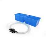 Set Pumpe mit Schlauch + 2 Kunststoffboxen - Groß (HW1 S035 PJ01 Pump with tube & Blue Tray (2) 1)