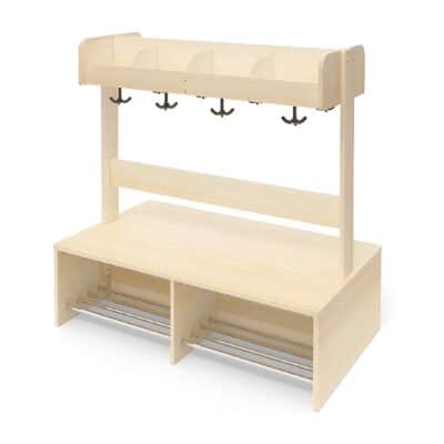 Doppel-Garderobe, 8 Plätze