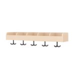 Garderobenablage mit Fächern und Haken - KB1 DG25059 30 F