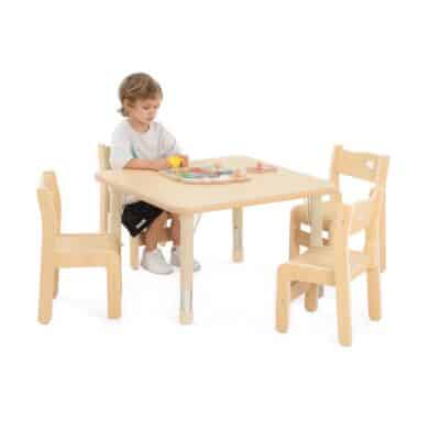 Krippentisch Owlaf quadratisch