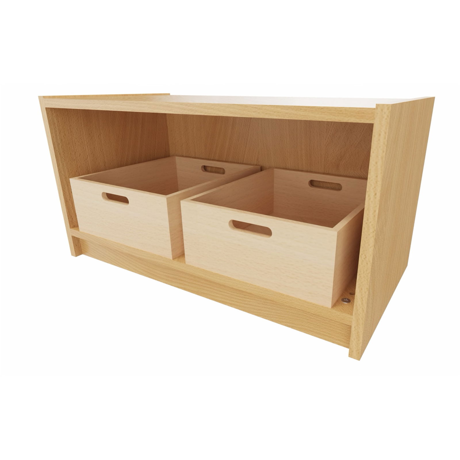 Korpus-Classic Unterschrank mit 2 Materialkästen - Breite: 78 cm