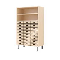 Regalschrank, 24 Materialkästen, Höhe: 120 cm – Bild 2