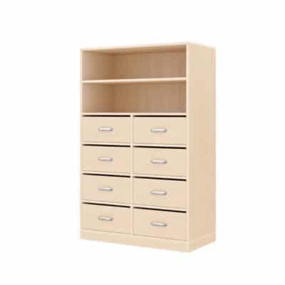 Regalschrank, 8 Schubladen, Höhe: 120 cm