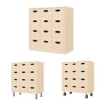 Regalschrank, 15 Materialkästen - Regalschrank 79 80, 12 Materialkästen 1