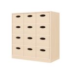 Regalschrank, 12 Materialkästen - Regalschrank 79 80, 12 Materialkästen