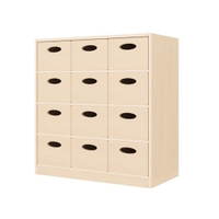 Regalschrank, 12 Materialkästen