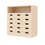 Regalschrank, 15 Materialkästen - Regalschrank 79 80, 15 Materialkästen