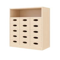 Regalschrank, 15 Materialkästen