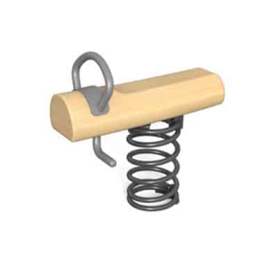 Federwippe aus Robinie