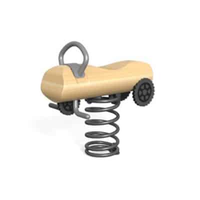 Federwippe Motorrad aus Robinie