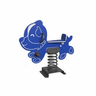 Federwippe Hund (Blau)