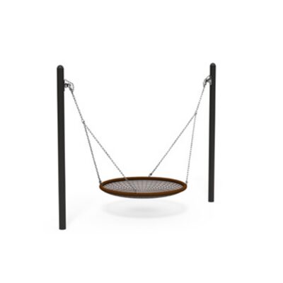 Nestschaukel mit Stahlpfosten (Mitternacht)