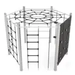Klettergerüst mit Kletterwänden – CLIMBOO Steel+ ST1420 - b6f5 st14201s