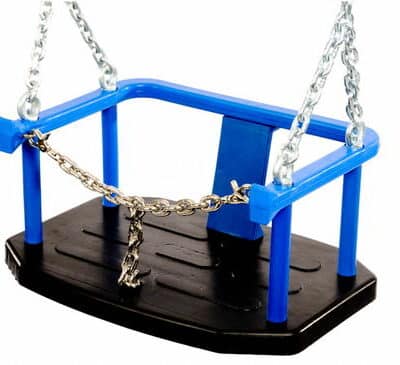 Gummi-Sicherheits-Kleinkinderschaukelsitz, Typ Rico mit Verschlusskette