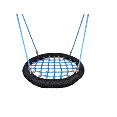 Ringschaukel "OCHO" - Achteckig, mit Seilummantelung und Füllung aus Seil