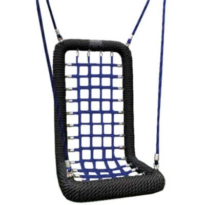 Mini Seil Schaukelsessel mit Rückenlehne