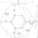 Reckstange mit 6 Turnstangen – CLIMBOO WD1487 - wd1487top