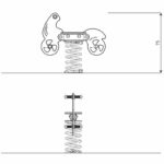 Holzpfosten zum Balancieren – ROBINIA RB1251 - 0603front