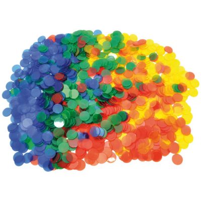 Zählchips transparent 1.000er